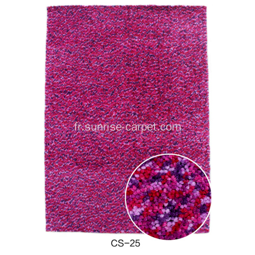 Tapis en polyester avec une coloration riche